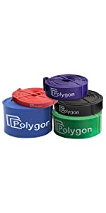 Polygon Pull Up Assist Bands - Single Band & Set