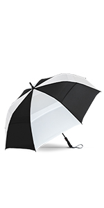 Repel Golf Umbrella Black and White