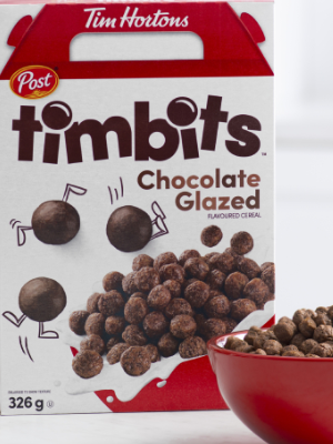 Chocolate timbits cereal