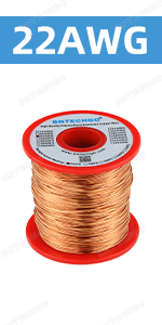 22AWG 22ga 22g 22gauge enameled magnetic varnished copper wire enameled magnet coated wire