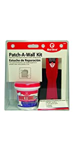 Red Devil 0549 Patch-A-Wall Kit drywall hole repair wall