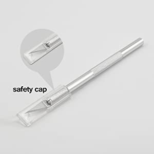 Art Knife with Safety Cao