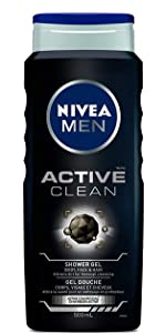 nivea men active clean shower gel