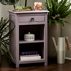 Purple side table furniture renewal