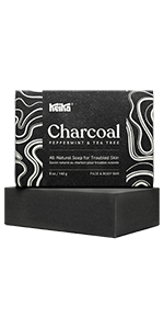 Charcoal soap