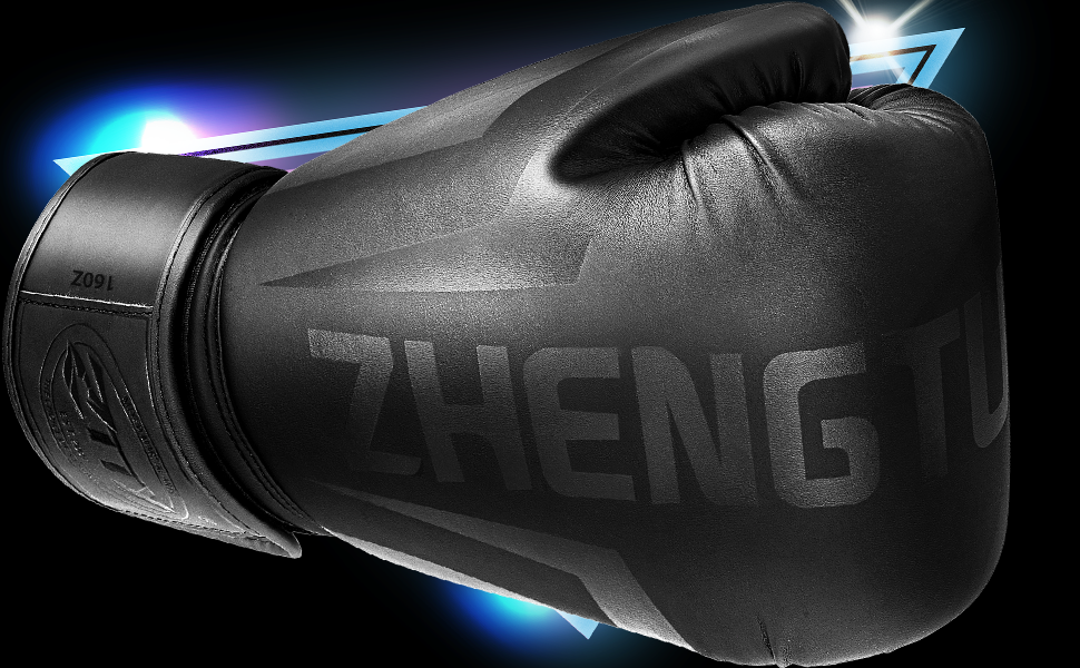 ZTTY Boxing Gloves Kickboxing Muay Thai MMA Pro Grade Sparring Training Gloves for Men &amp; Women