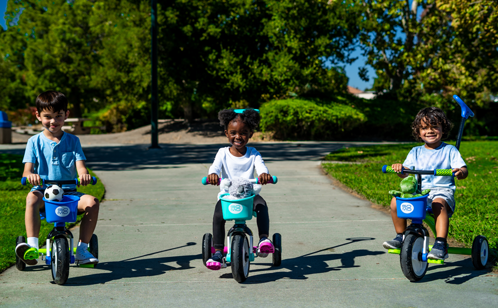 kids tricycle gomo 3 riding