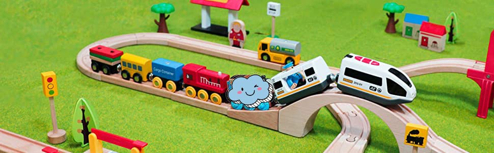 Magnetic Battery Operated Action Train Toy