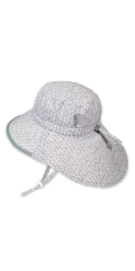 grey boys grils sun hat