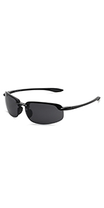  Sports Sunglasses for Men Women Tr90 Rimless Frame