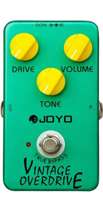 JOYO JF-01 Overdrive Effects Pedal Vintage Overdrive Classic Tube Screamer Pedal for Electric Guitar