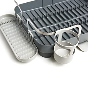 dish rack, dish drying rack, dish drying rack for kitchen, kitchen dish rack, dish rack with drain