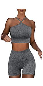 women workout set 2 piece