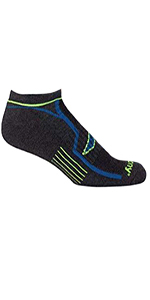 Bolt Quarter Running Socks