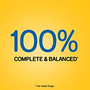 100% Complete, Balanced, Nutrition, For Adult Dogs, Nutritional, Healthy, Big, Large, Dog