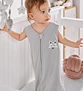 DaysU Micro Fleece Baby Sleep Sack, Baby Sleeping Bag Sleeveless with Two-Way Zipper, Sleep Sack ...