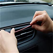 Car Air Conditioner Trim Strip for Vent Outlet 20 Pieces Car Accessories Bling Interior