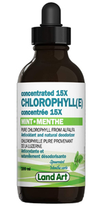 Chlorophyll body odor pills