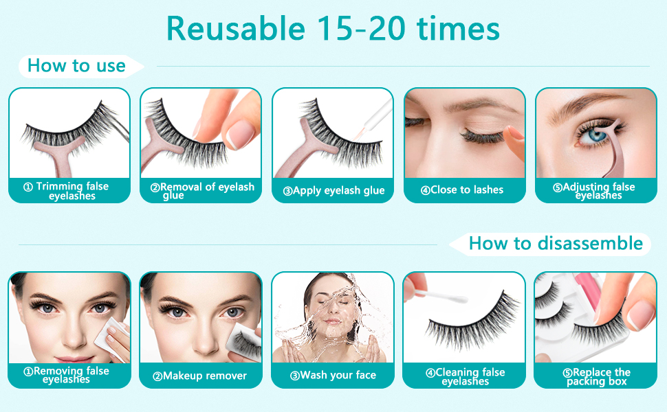 pooplunch false eyelashes