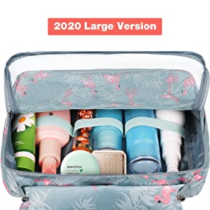 Travel toiletryTravel toiletry organizer Travel make up bag makeup Hanging cosmetic bag 