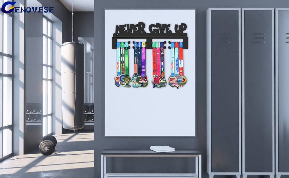 medal hanger forNever Give Up 