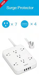 Surge protector power bar