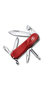 Evo11 Evolution Standard Family SAK Swiss Army Knife Red Image knife with functions 