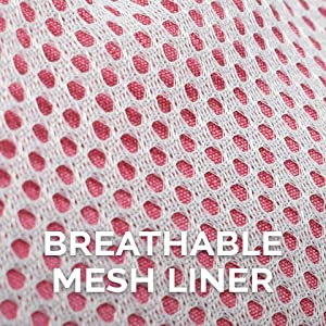 breathable mesh liner