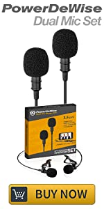 Type-C Lavalier Microphone with Adapter - Omnidirectional USB C Lav Mic for Android