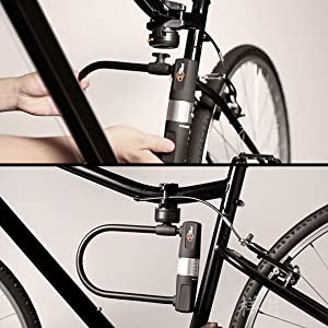 via velo u-lock mounting bracket