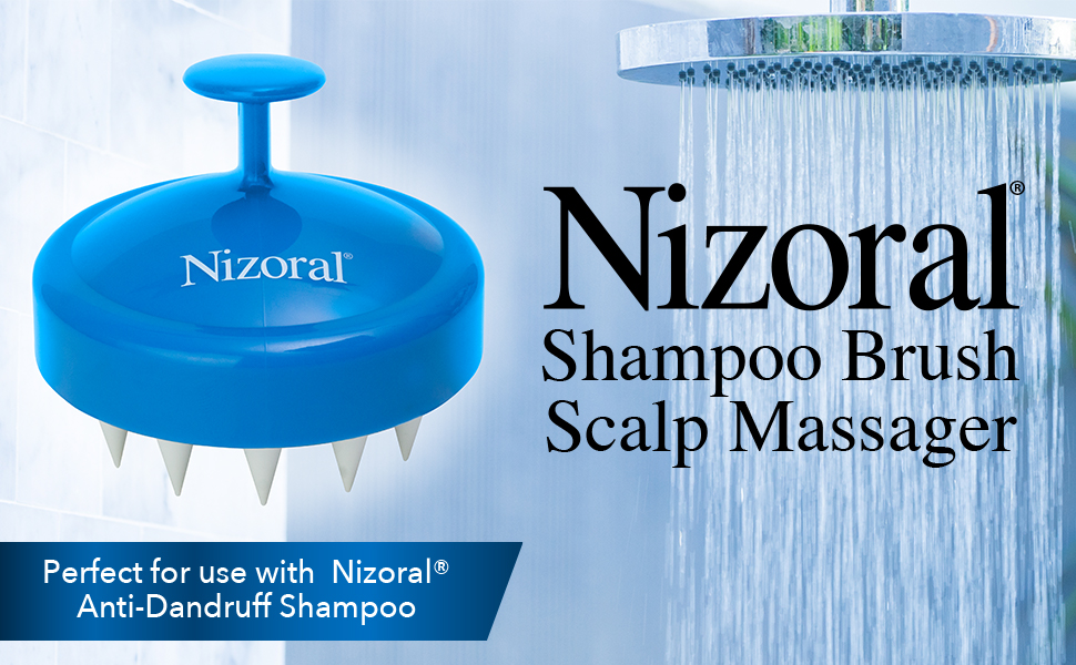 Nizoral Dandruff Massager Brush Shower Scalp, scalp massager hair growth, hair massager