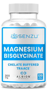 Magnesium Bisglycinate Chelate Buffered TRAACS 150x300 Stress Anxiety Sleep Aid Cramps Energy Canada