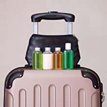 Travel Liquid Toiletry Bottles from Vivaplex