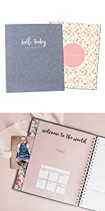 Peachly baby book pregnancy and first year