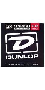 dunlop, jim dunlop, nickel bass strings