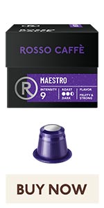 nespresso pods capsules coffee compatible rosso caffe capsule inissia nesspresso