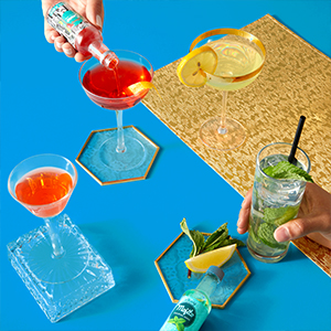 hands holding cocktails and pouring drink, hosting made easy, host gifts, hostess gifts, party gift