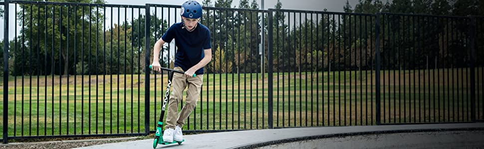 arcade stunt scooter kid