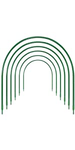 Ohuhu Greenhouse Hoops Garden Tunnel Hoop