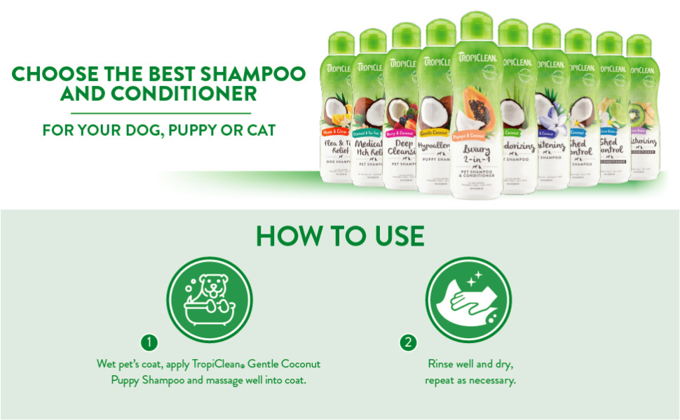 puppy cat groomer fresh coat spray powder bath brush oatmeal papaya cologne