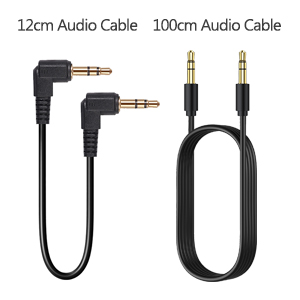 the item comes with 1.2m USB Cable and Audio Cable. 