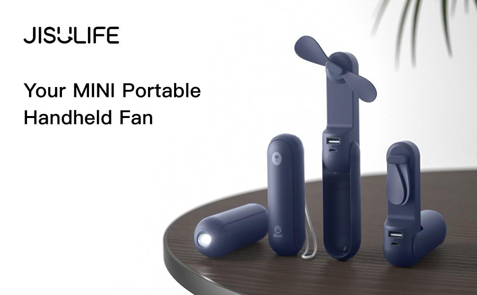 Portable Handheld Fan Mini Small Rechargeable Personal