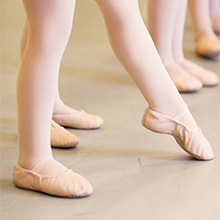 Leather Full Sole Ballet Shoes