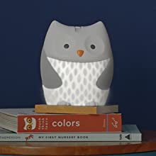 owl night light, white noise machine for baby, soother, baby sound machine night light