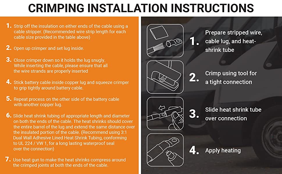 Selterm Crimping Instructions