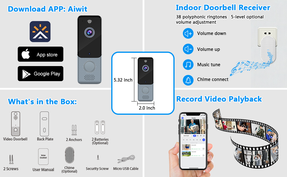 video door bell cameras with screen doorbell wireless video doorbell wireless door camera doorbell