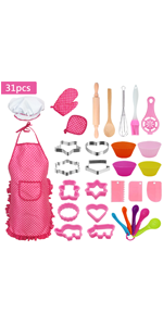 Kids Cooking and Baking Set 31 Pcs 