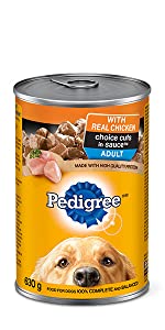 Pedigree wet Dog Food Choice Cuts in Gravy Beef, Meaty Dog Food, Prime, Subscription, Real Meat