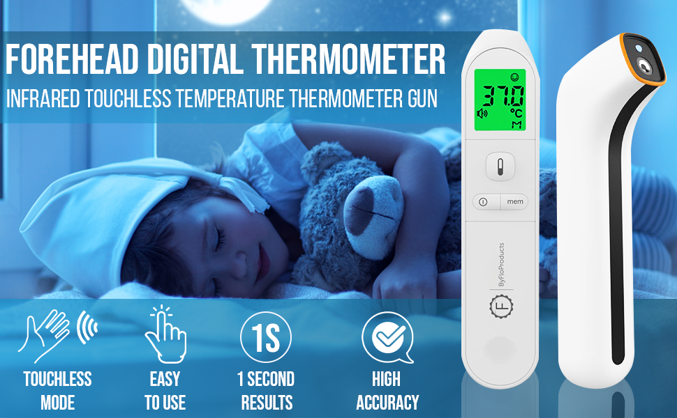 Forehead digital thermometer temperature gun