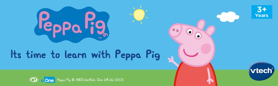 it's time to learn with peppa pig